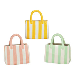 Green Striped Bag Βάζο