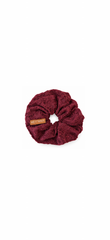 Μπορντό Δαντελένιο Scrunchie