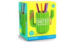 MUSTARD PEN POT ORGANIZER CACTUS