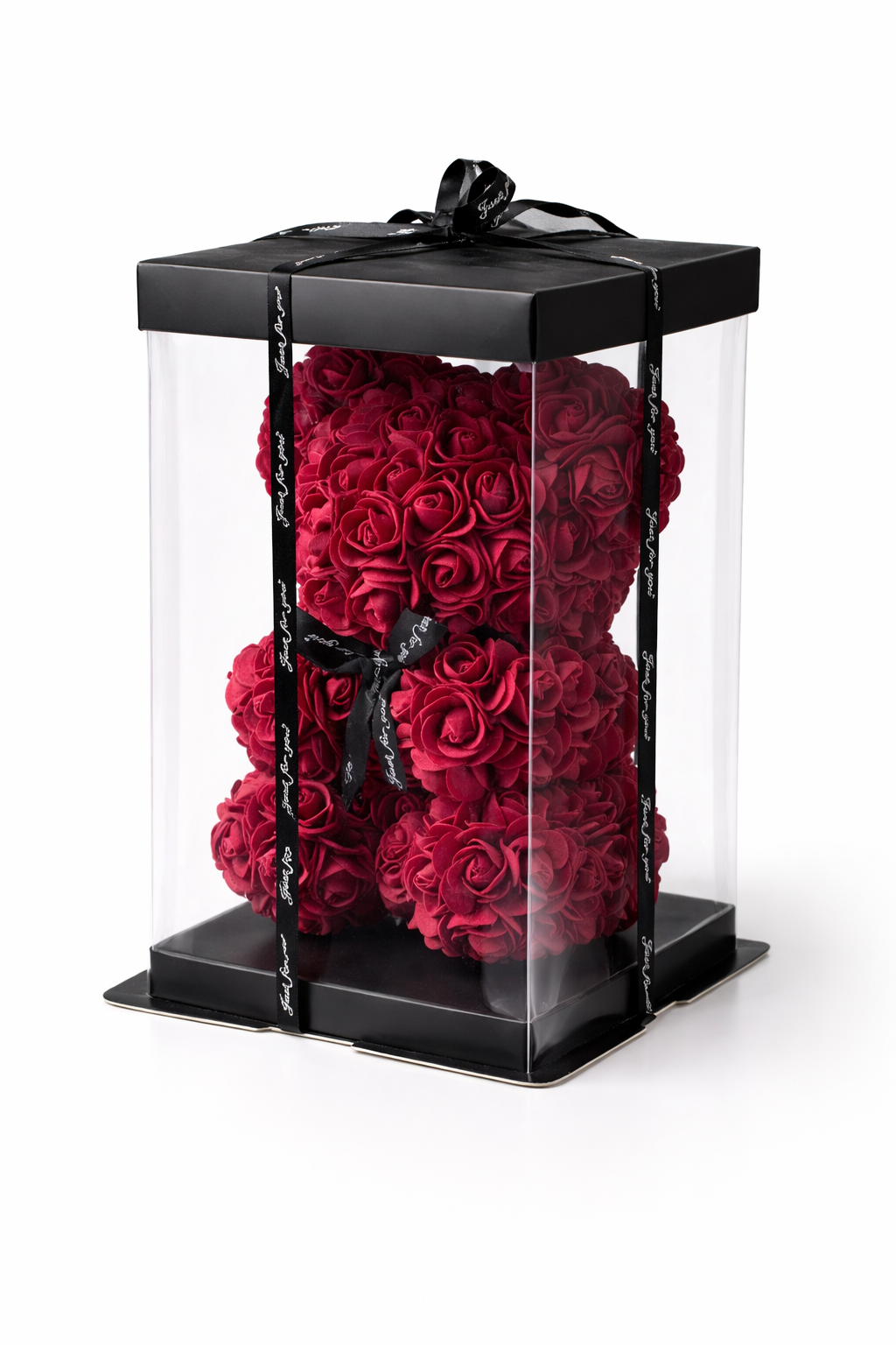 Rose Bear Burgundy