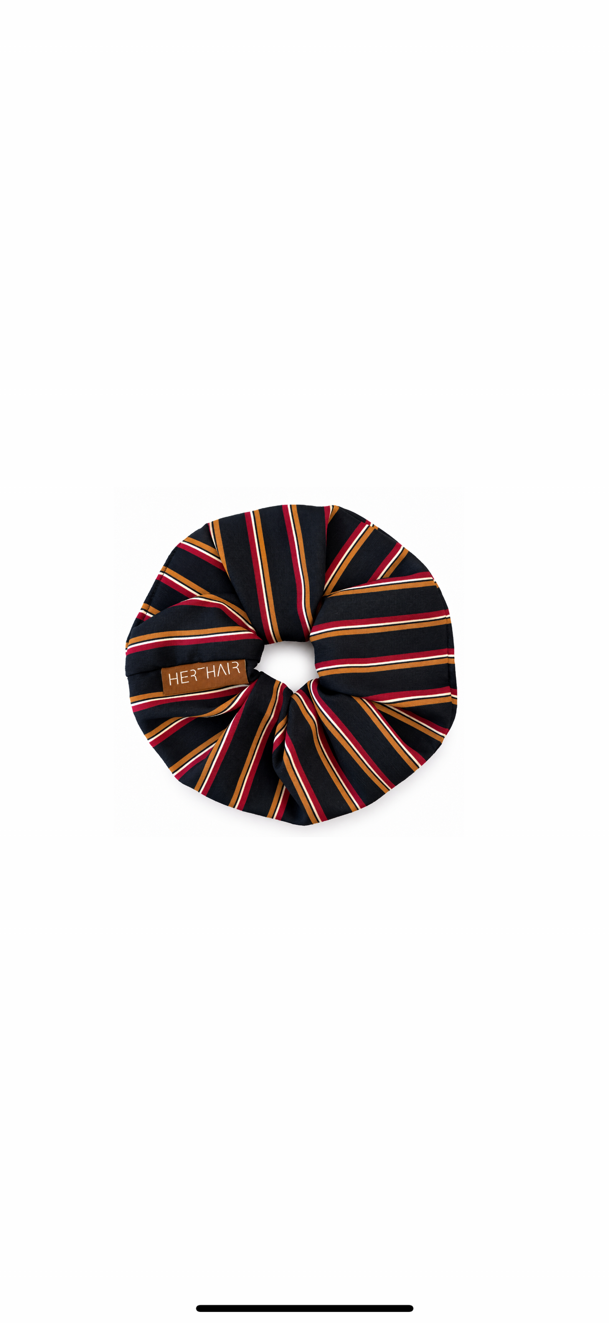 Striped Scrunchie – Ριγέ Oversized Scrunchie