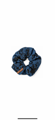 Scrunchie Μαλλιών Μπλε & Μαύρο