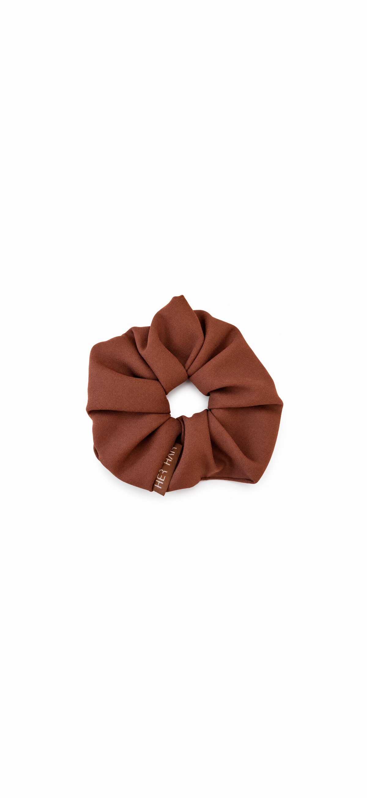 Oversized Scrunchie – Chocolate Brown