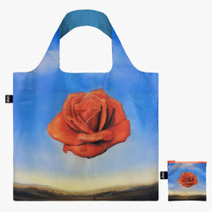 Tote bag-SALVADOR DALI Meditative Rose Recycled Bag