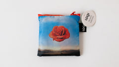Tote bag-SALVADOR DALI Meditative Rose Recycled Bag