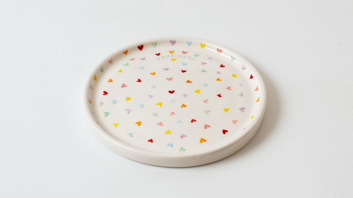 Happiness Big Plate Κεραμικό Πιάτο