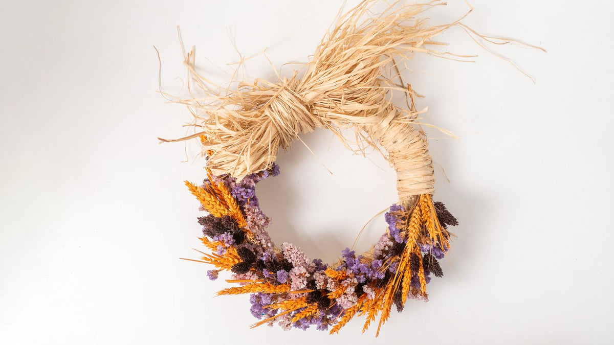 Purple Wheat Στεφάνι